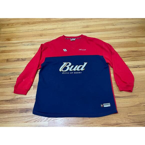 Chase Authentics Sweatshirt Women's 2X Red Bud King Of Beers NASCAR Graphic - Picture 1 of 9